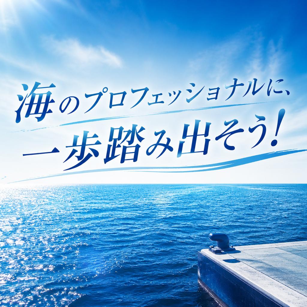 海のプロフェッショナルに、一歩踏み出そう！