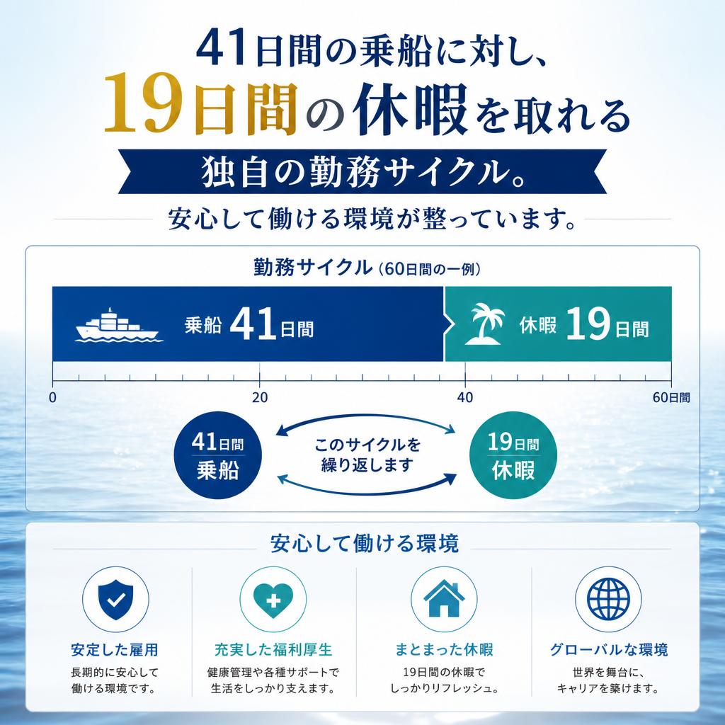 安心の福利厚生と休暇制度